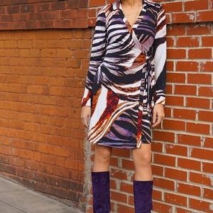 Calvin Klein wrap dress